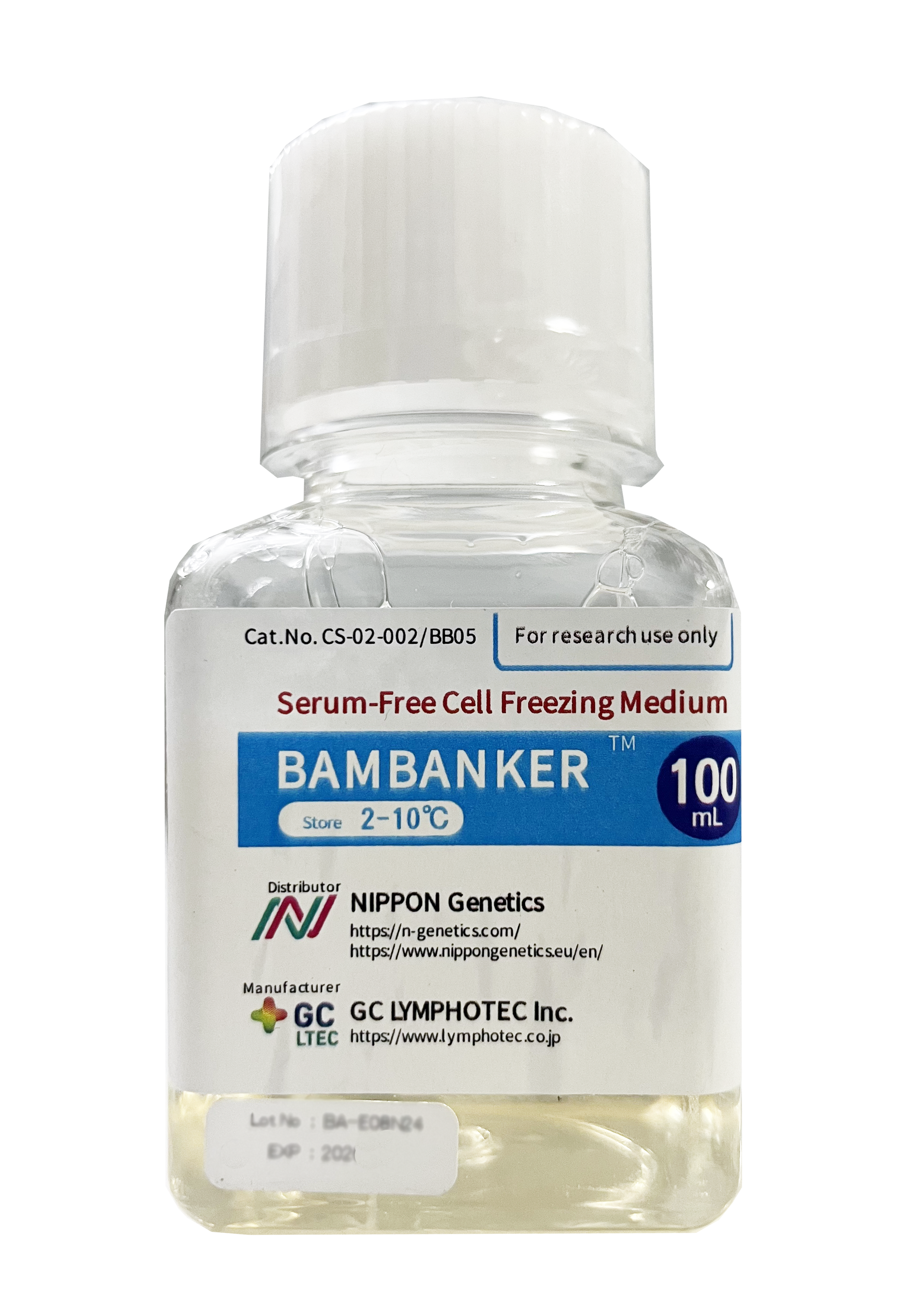 Bambanker?無(wú)血清細(xì)胞凍存液現(xiàn)貨促銷100ml特價(jià)950元